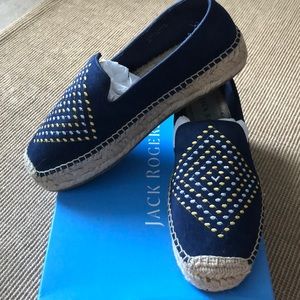 Jack Rogers Luna Suede (Midnight) Espadrille Sz.9
